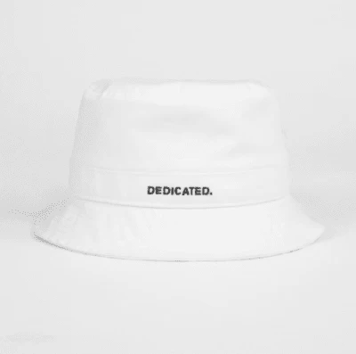 Hats -Dedicated Logo Bucket Hat (white)