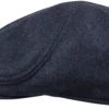Flat Cap - Wigéns Pub Cap Melton Wool (dark Blue)