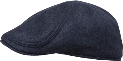 Flat Cap - Wigéns Pub Cap Melton Wool (dark Blue)