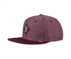 Caps - Djinn's Ben-Day Diamond Cap (burgundy)