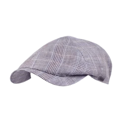 Flat Cap - Wigéns Newsboy Slim Cap (blue)