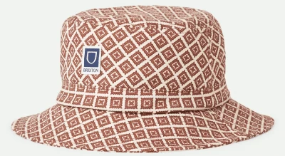 Hats - Brixton Beta Packable Bucket (white/bronze)