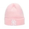 Beanies - New Era New York Yankees Cuff Knit Beanie (Pink)