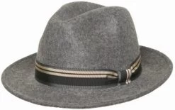 Hats - GÄrda Montefalco Fedora Wool Hat (grey)
