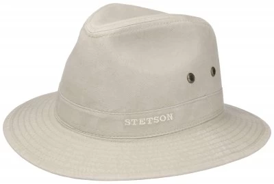 Hats - Stetson Aventura Organic Cotton (white-beige)
