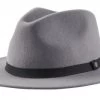 Hats - Brixton Messer Packable Fedora (grey)