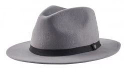 Hats - Brixton Messer Packable Fedora (grey)