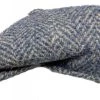 Flat Cap - Gårda Venice Wool Newsboy Cap (beige/blue)