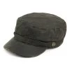 Flat Cap - Jaxon Hats Weathered Cotton Army Cap (brown)