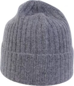 Beanies - Amanda Christensen Cashmere Wool Beanie (Grey)
