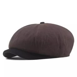 Flat Cap - Gårda Mallow Cotton Mix (brown)