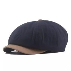 Flat Cap - Gårda Mallow Cotton Mix (blue)