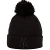 Beanies - New Era New York Yankees Pom Beanie (Black)