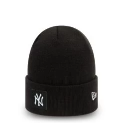 Beanies - New Era New York Yankees Patch Cuff Beanie (Black)