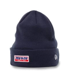 Beanies - New Era Felt Patch Cuff Beanie (Navy)