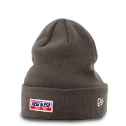 Beanies - New Era Felt Patch Cuff Beanie (Grey)