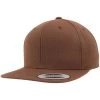 Caps - Flexfit Organic Cotton Snapback Cap (Brown)
