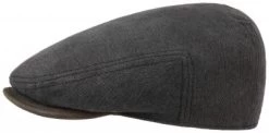 Flat Cap - Stetson Kent Canvas (black)