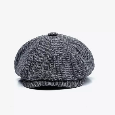 Flat Cap - GÄrda Tywyn Herringbone (grey)