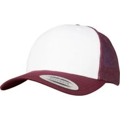 Caps - Flexfit Trucker Cap Foam (Maroon/White)