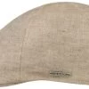 Flat Cap - Stetson Driver Linen Duck Cap (beige)