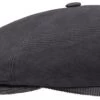 Flat Cap - Stetson Soft Cotton/Cord Cap (grey)