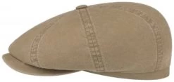Flat Cap - Stetson Hatteras Delave Organic Cotton (sand)