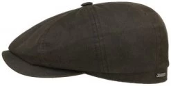 Flat Cap - Stetson Hatteras Cotton Mix (dark Grey)