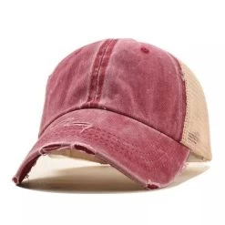 Caps - Gårda Ardmore Vintage Trucker Cap (red)
