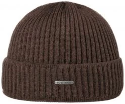 Beanies - Stetson Ambler Merino Beanie (brown)