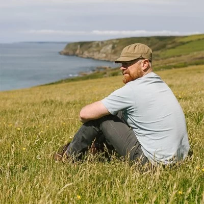 Flat Cap - Jaxon Hats Herringbone Army Cap (olive) - Image 4