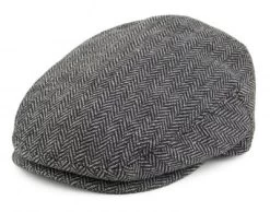 Flat Cap - Jaxon Kids Tweed Flat Cap (grey)