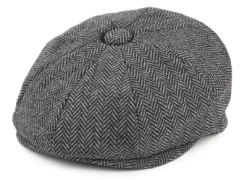 Flat Cap - Jaxon BabyTweed Newsboy Cap (grey)