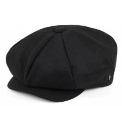 Flat Cap - Jaxon Big Apple Cap (black)