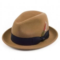 Hats - Jaxon Crushable Blues Trilby (light Brown)