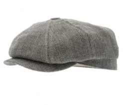 Flat Cap - CTH Ericson Börje Växbo Lin Cap (black)