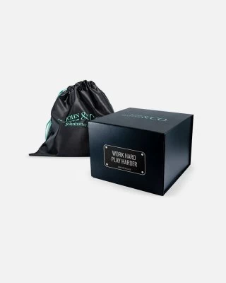 Caps - John Hatter - Work Hard Play Harder - Aluminium Edition (Navy) - Image 4