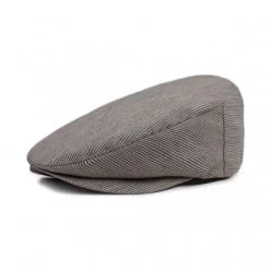 Flat Cap - Brixton Barrel (grey Stripe)