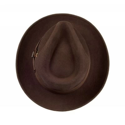 Hats - Jaxon Crushable C-Crown Fedora (brown) - Image 4