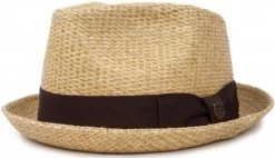 Hats - Brixton Castor (tan Stripe)