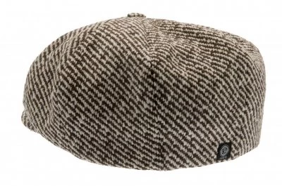 Flat Cap - CTH Ericson Branson Diagonal Stripe (brown) - Image 2