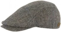 Flat Cap - MJM Daffy EL Virgin Wool (grey)