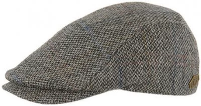 Flat Cap - MJM Daffy EL Virgin Wool (grey)