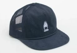 Caps - Lemmelkaffe Eldpannan Cord Trucker Cap (Blue)