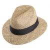 Hats - Jaxon Seagrass Straw Safari Fedora (natural)