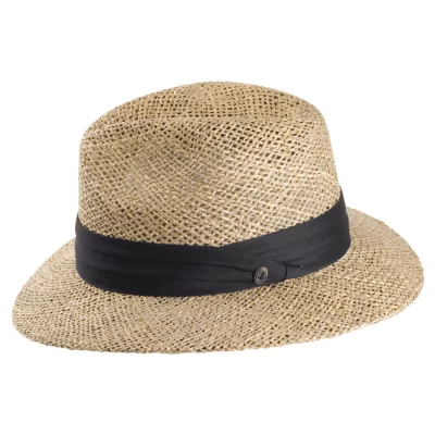 Hats - Jaxon Seagrass Straw Safari Fedora (natural) - Image 2