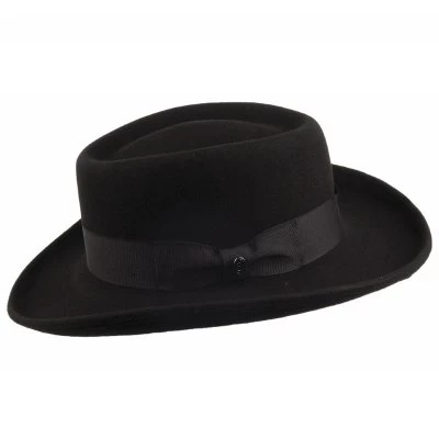 Hats - Jaxon Crushable Wool Gambler (black) - Image 2