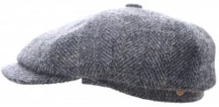 Flat Cap - Mayser Seven Plus Harris Tweed (grey)