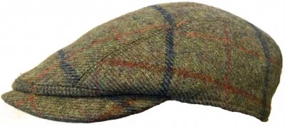 Flat Cap - Lawrence And Foster Linton (green Tweed)