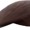 Flat Cap - MJM Daffy Wax Cotton (brown)